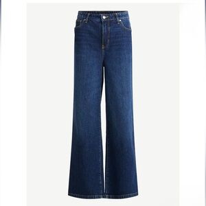 NWT Women's High-Rise, Full-Length Wide-Leg Jeans — 30" Inseam, Size: 0